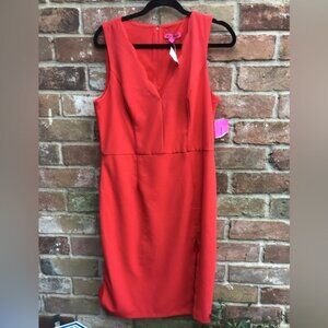Betsy Johnson orange dress size 14